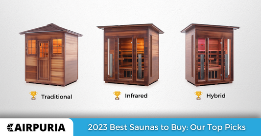 Image illustrating the best saunas to buy in 2023 according to Airpuria.