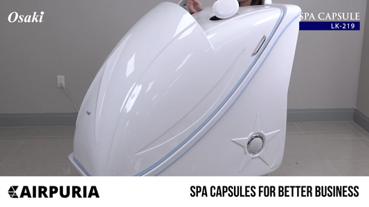 Image showing a Spa Capsule for business, correlating to the five ways to use Spa Capsules for your business.