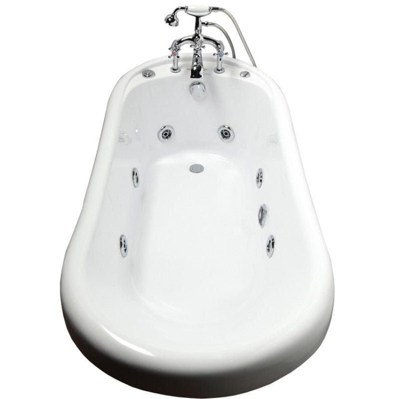Mesa Malibu BT-062 67" Freestanding Jetted Massage Bathtub