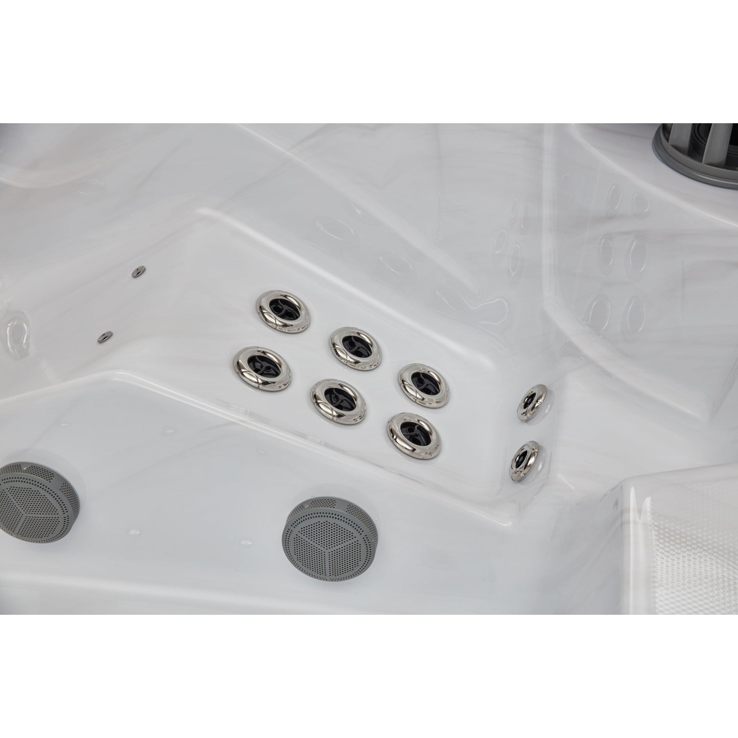 Luxury Spas Danika Elite Series 5-Person Hot Tub (WS-591 CG) - Cloud Gray