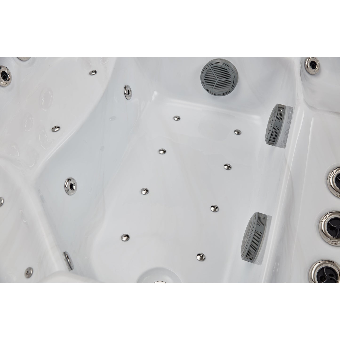 Luxury Spas Danika Elite Series 5-Person Hot Tub (WS-591 CG) - Cloud Gray
