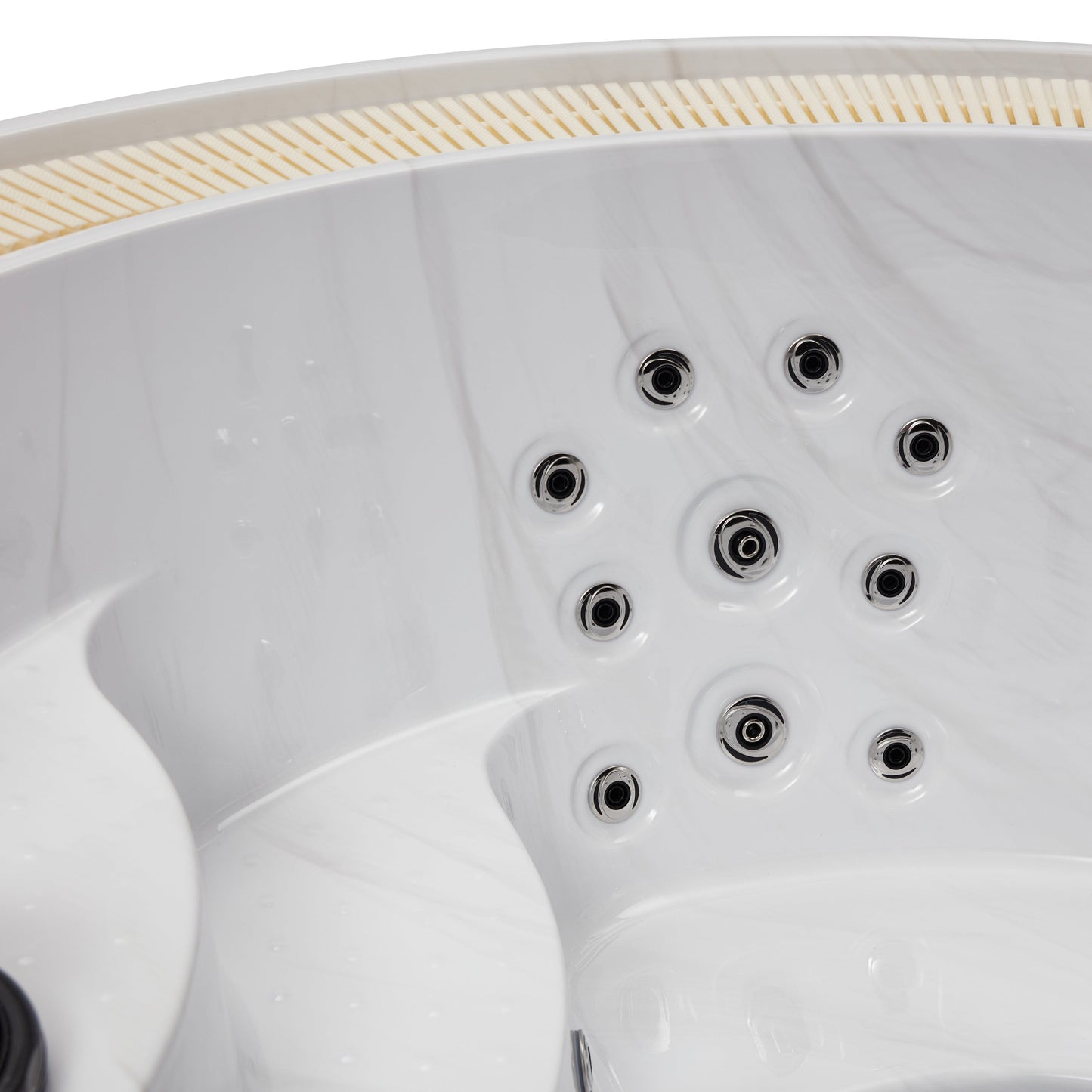 Luxury Spas Oscar Studio Series 6 Person Hot Tub (WS-007 CG) - Cloud Gray