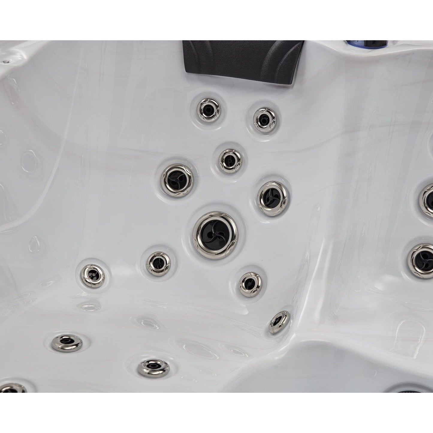 Luxury Spas Victoria 6-person Elite Series Hot Tub (WS-693 CG) - Cloud Gray