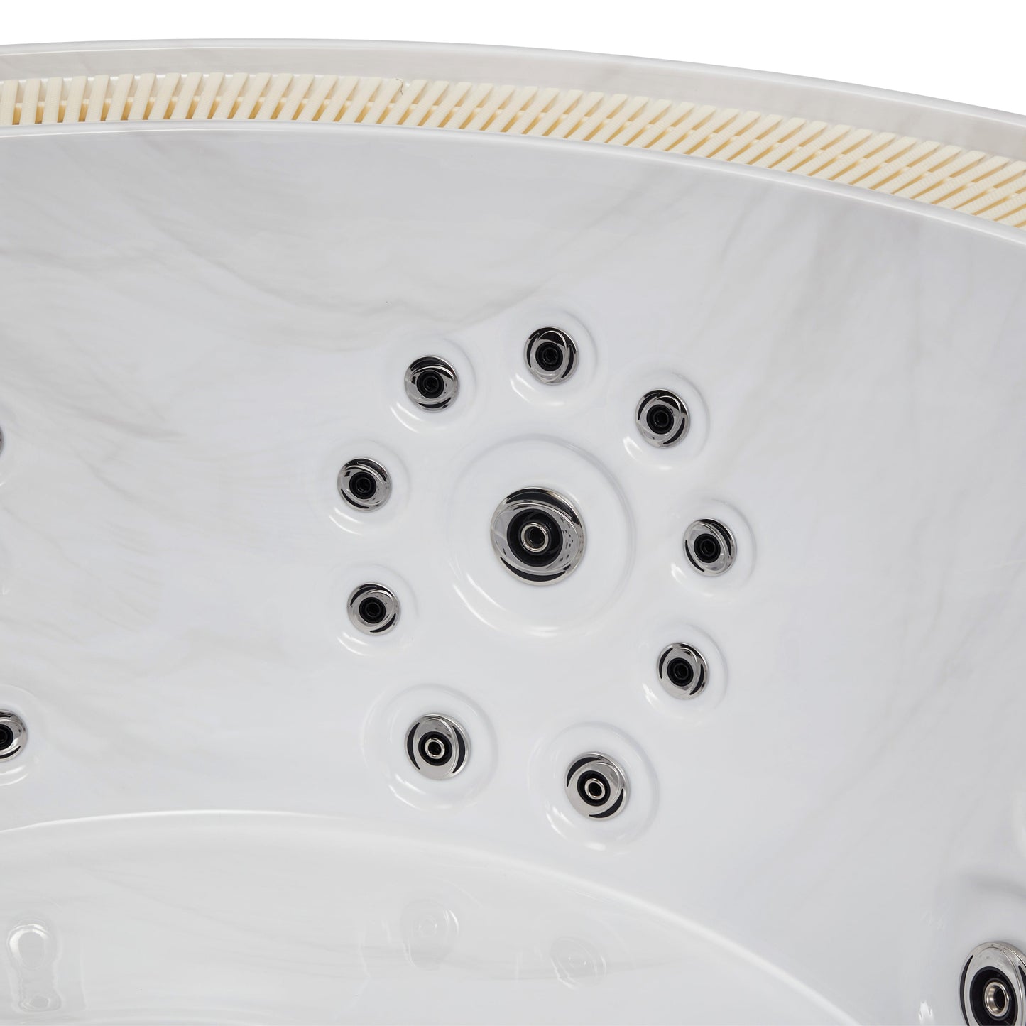 Luxury Spas Oscar Studio Series 6 Person Hot Tub (WS-007 CG) - Cloud Gray