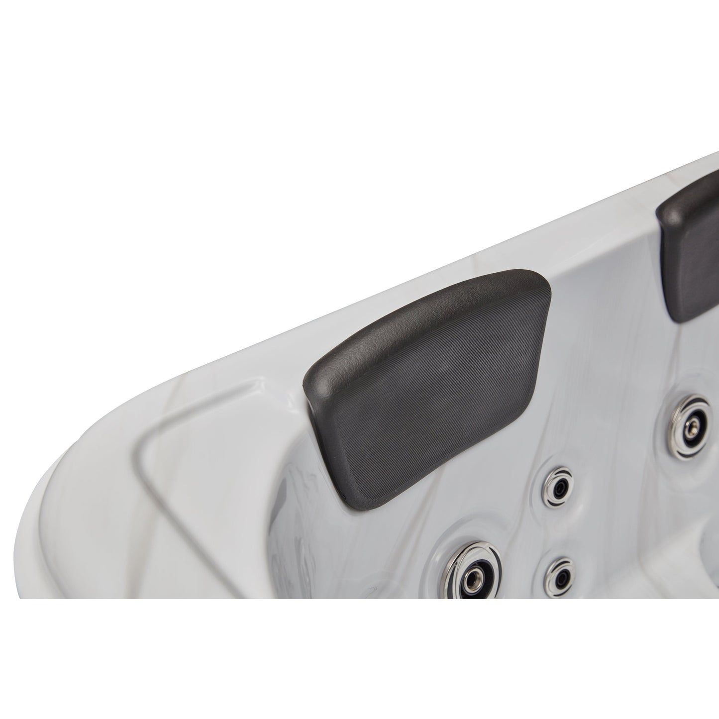 Luxury Spas Riley Studio Series 3-person Hot Tub (WS-291-CG) - Cloud Gray