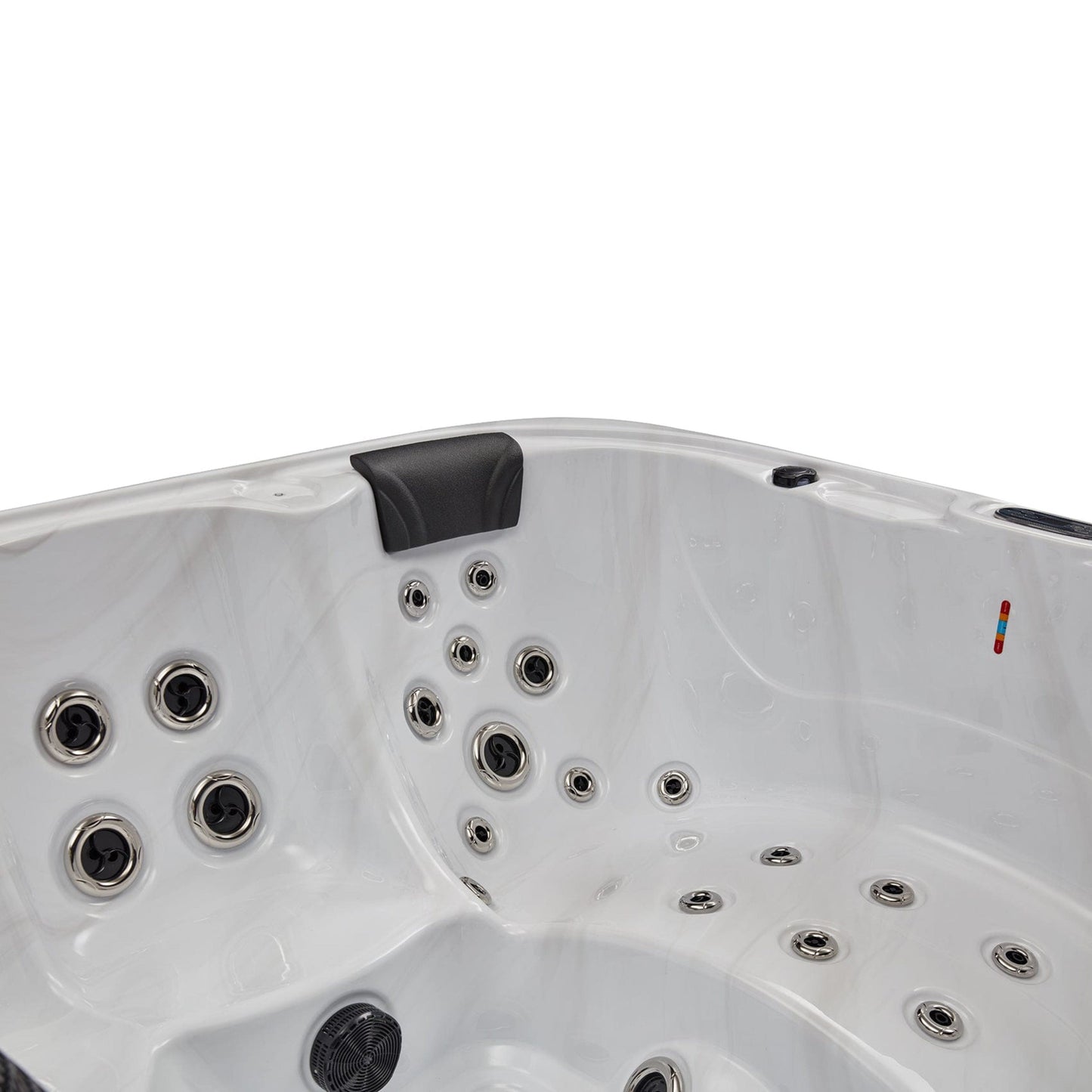 Luxury Spas Victoria 6-person Elite Series Hot Tub (WS-693 CG) - Cloud Gray