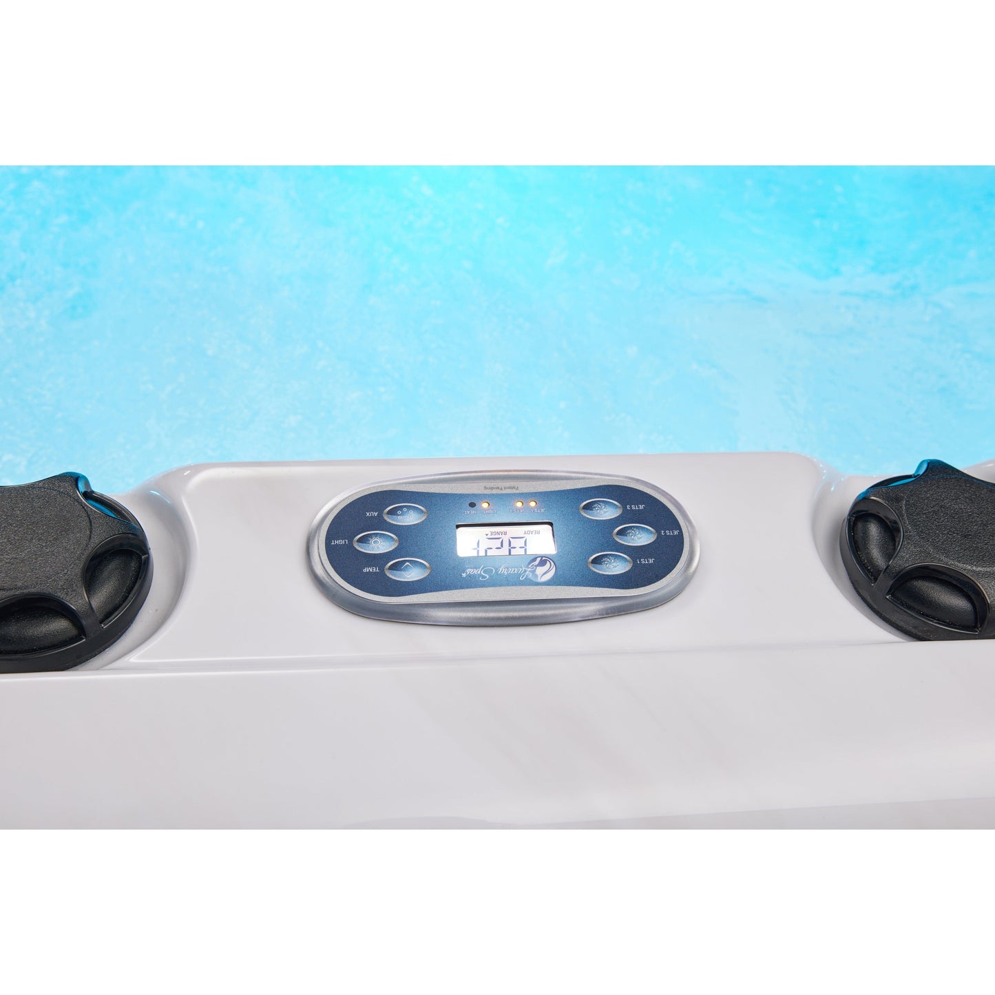 Luxury Spas Social 5 Person Studio Series Hot Tub (WS-297) - Cloud Gray