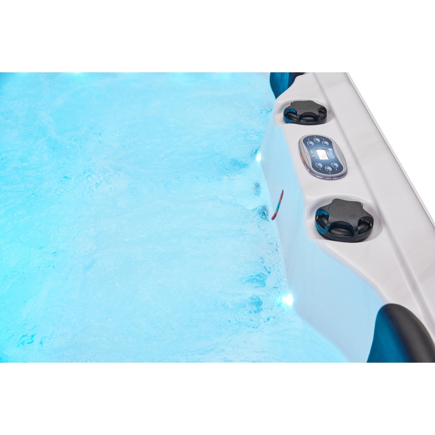 Luxury Spas Social 5 Person Studio Series Hot Tub (WS-297) - Cloud Gray