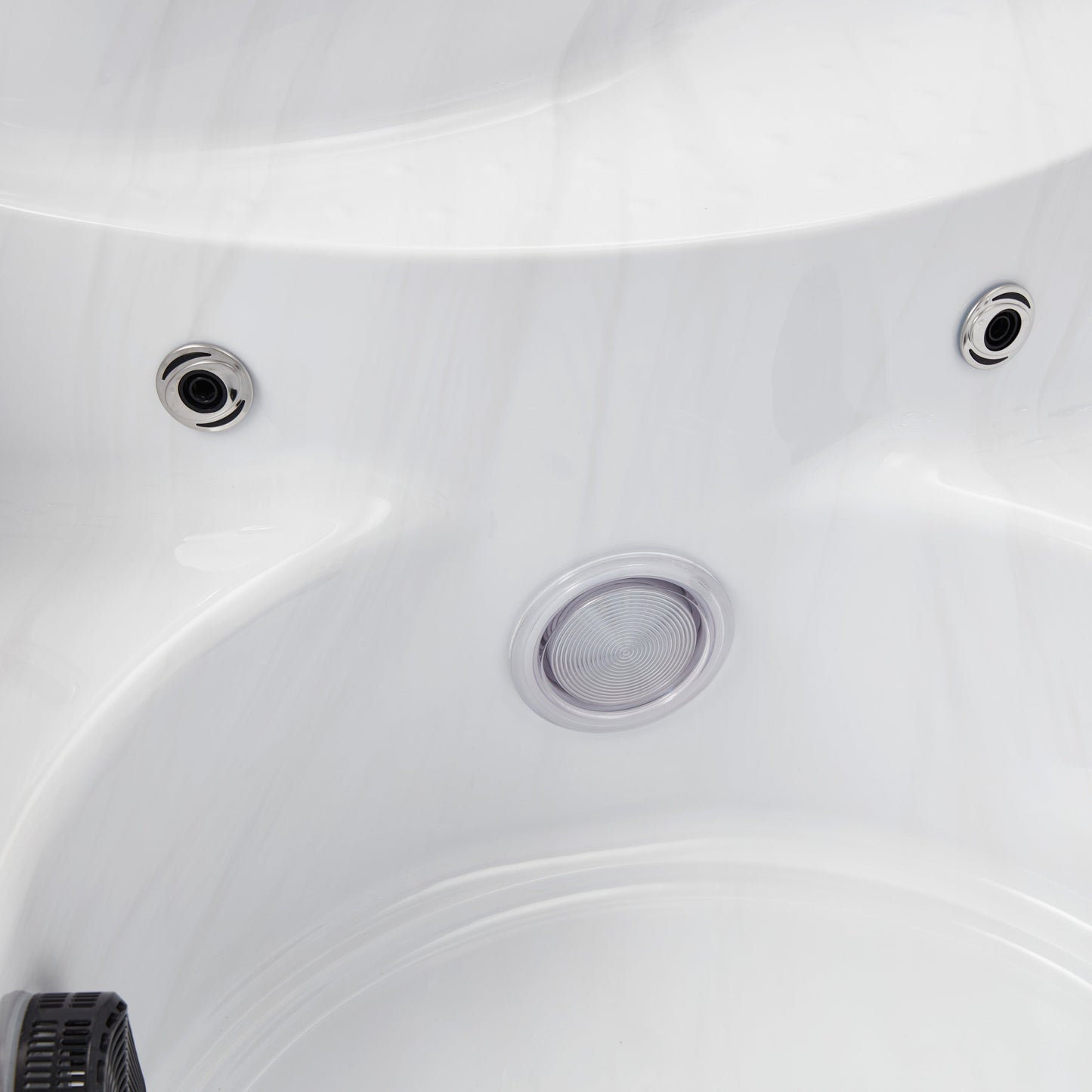 Luxury Spas Oscar Studio Series 6 Person Hot Tub (WS-007 CG) - Cloud Gray