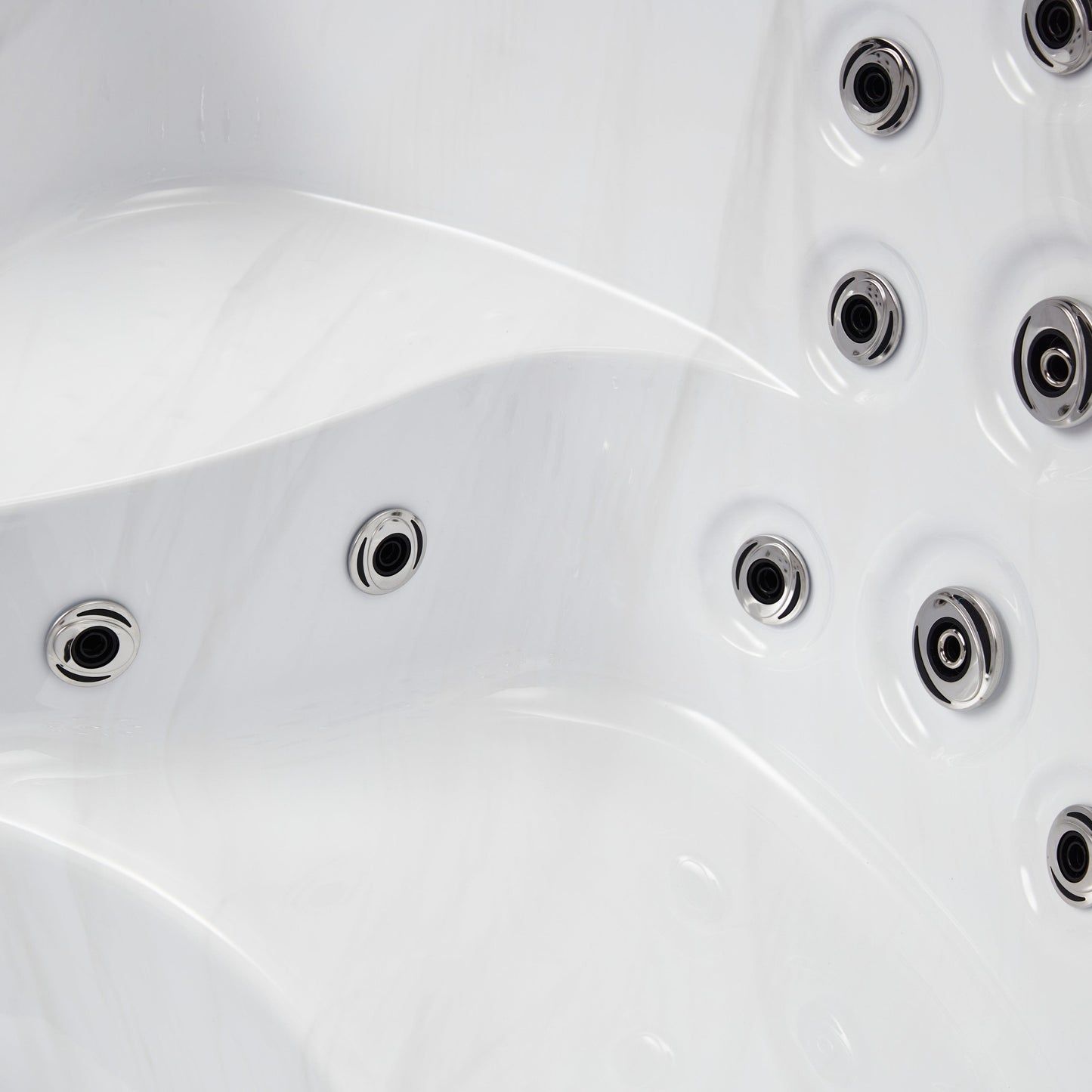 Luxury Spas Oscar Studio Series 6 Person Hot Tub (WS-007 CG) - Cloud Gray