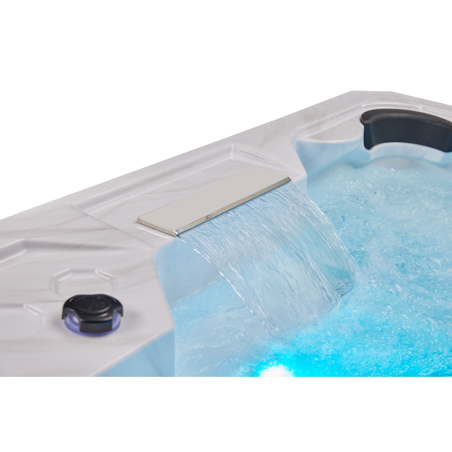 Luxury Spas Galley 5-person Elite Series Hot Tub (WS-008) - Cloud Gray