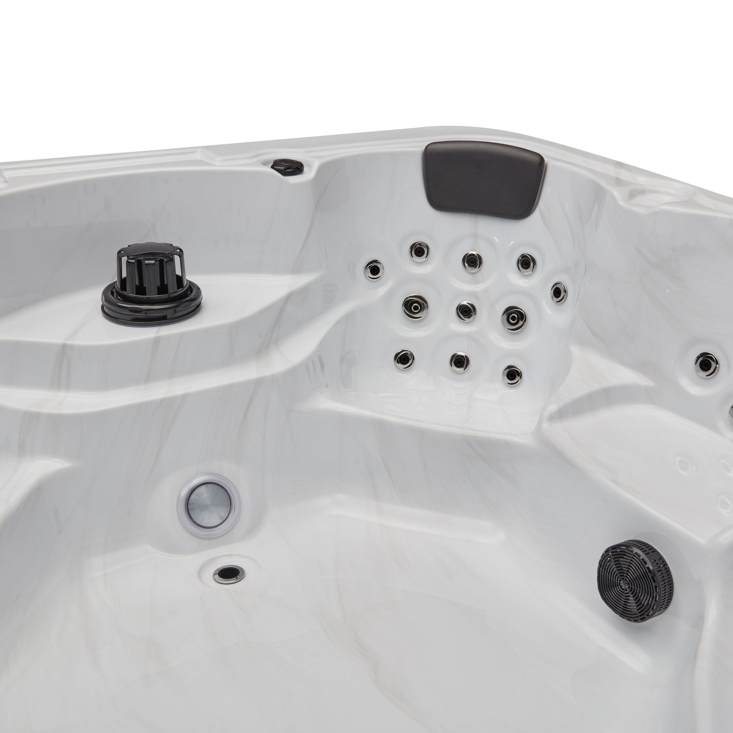 Luxury Spas Denali Studio Series 7-person Hot Tub (WS-299 CG) - Cloud Gray