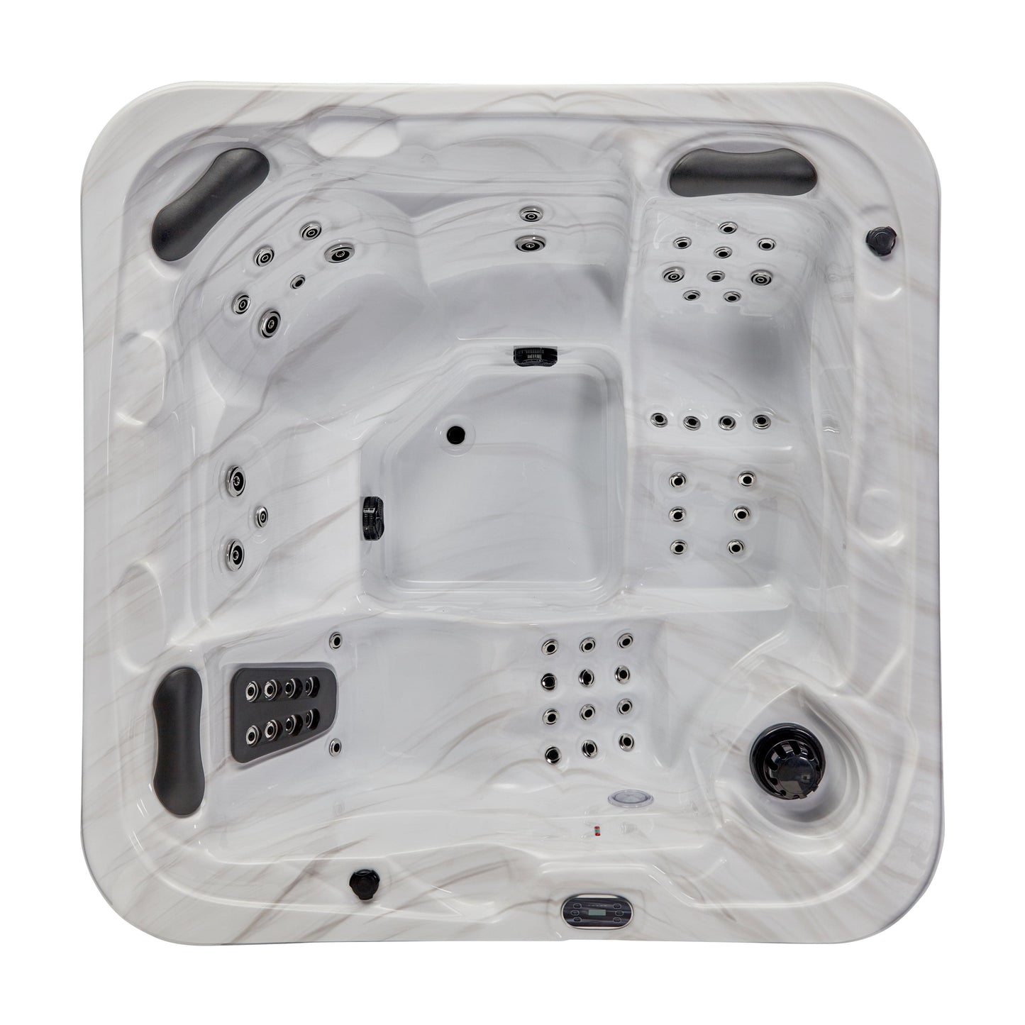 Luxury Spas Estes Studio Series 5-person Hot Tub (WS-594-CG) - Cloud Gray