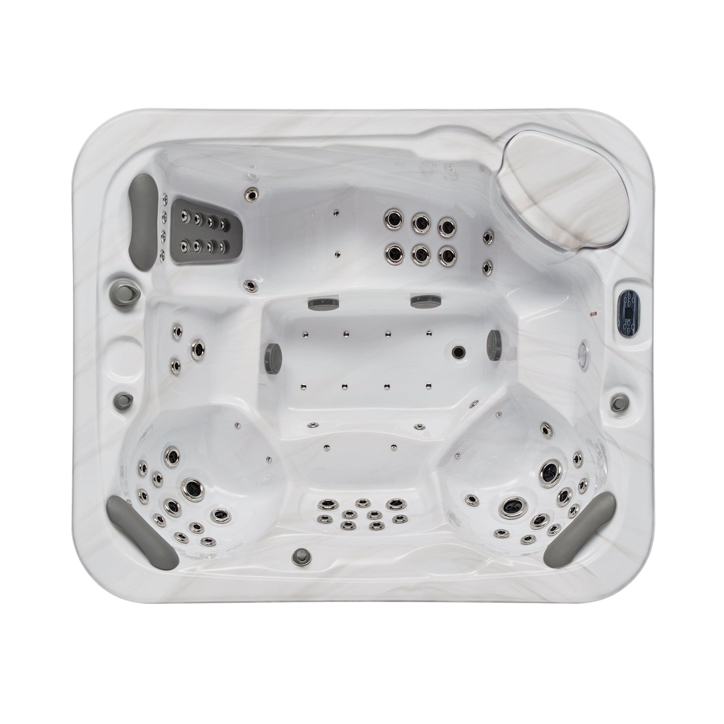 Luxury Spas Danika Elite Series 5-Person Hot Tub (WS-591 CG) - Cloud Gray
