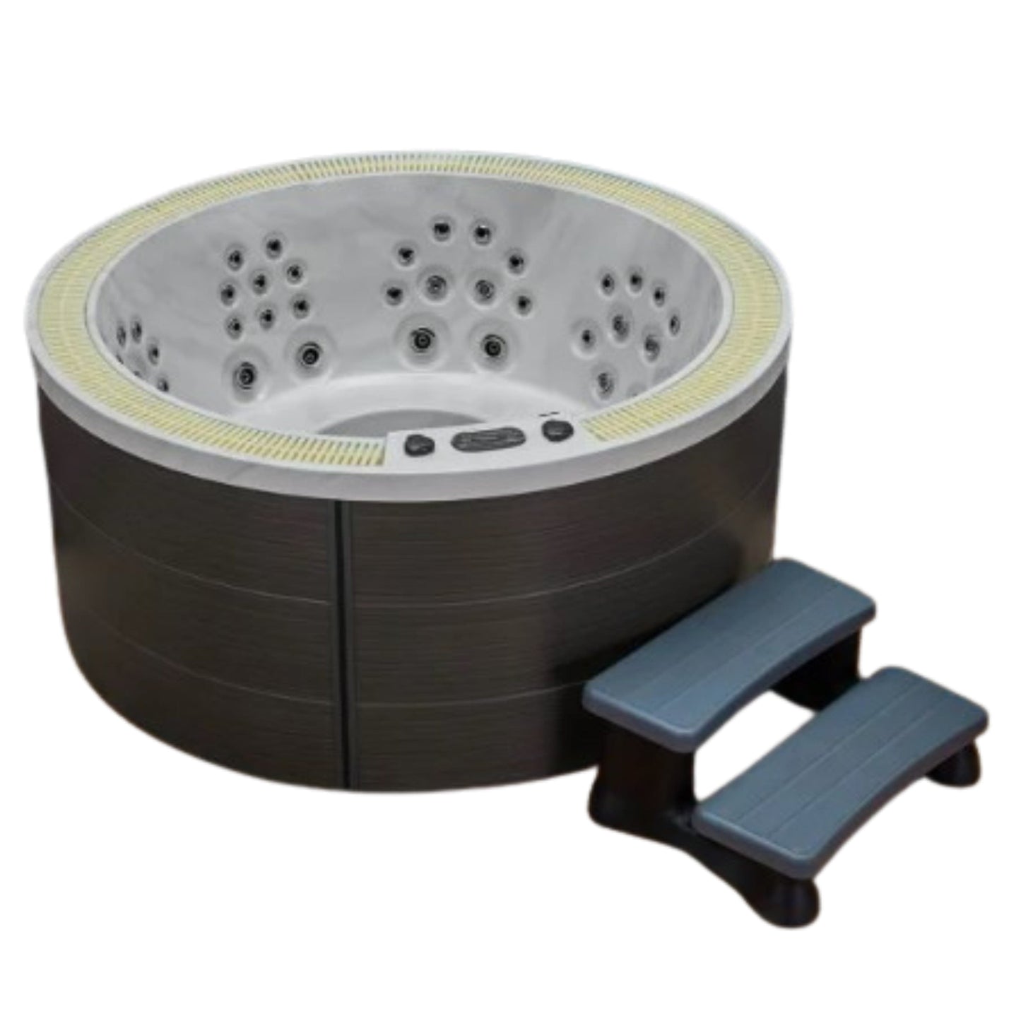 Luxury Spas Oscar Studio Series 6 Person Hot Tub (WS-007 CG) - Cloud Gray