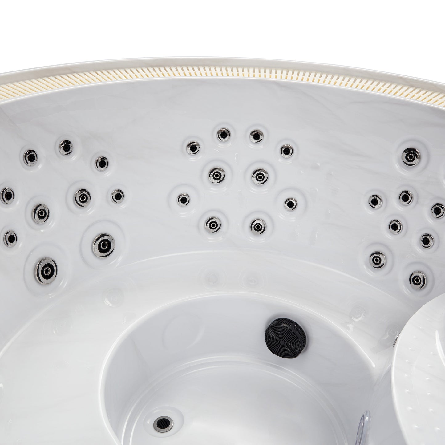 Luxury Spas Oscar Studio Series 6 Person Hot Tub (WS-007 CG) - Cloud Gray