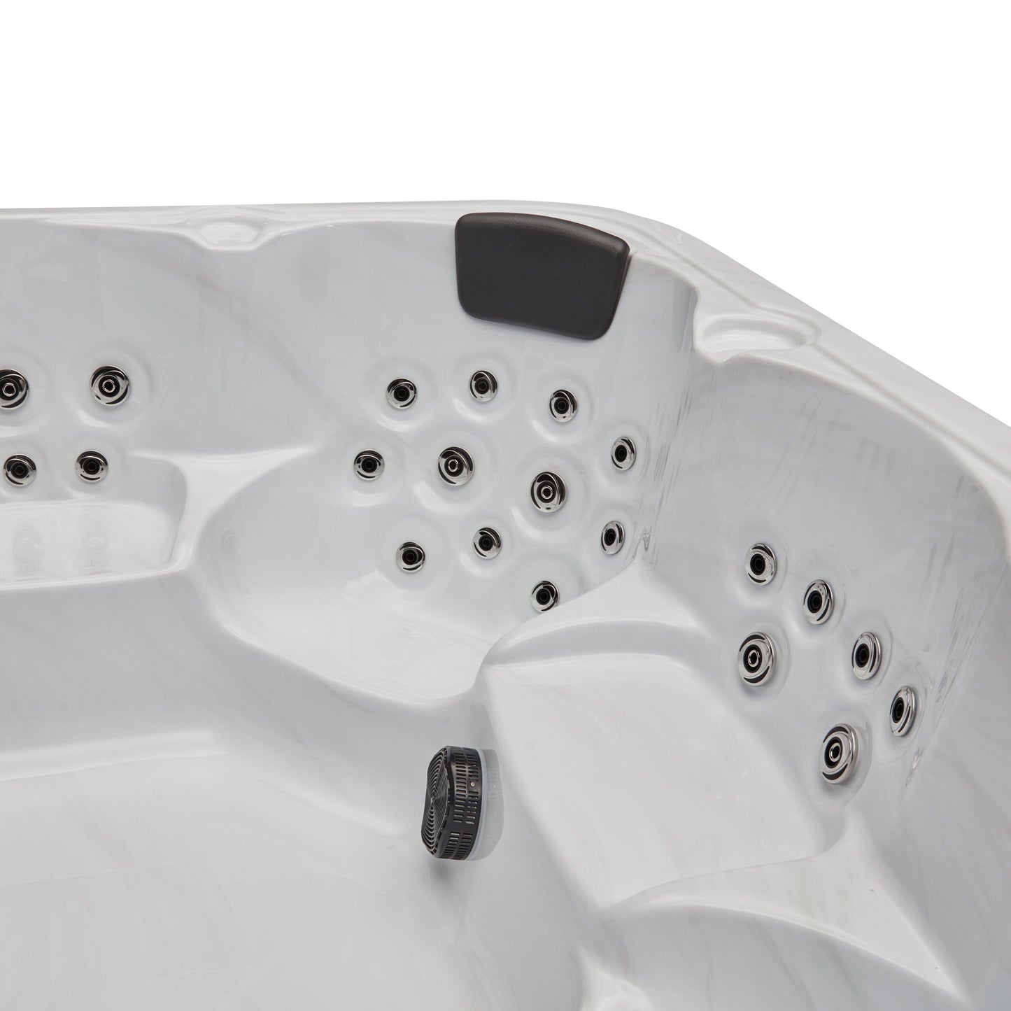 Luxury Spas Denali Studio Series 7-person Hot Tub (WS-299 CG) - Cloud Gray