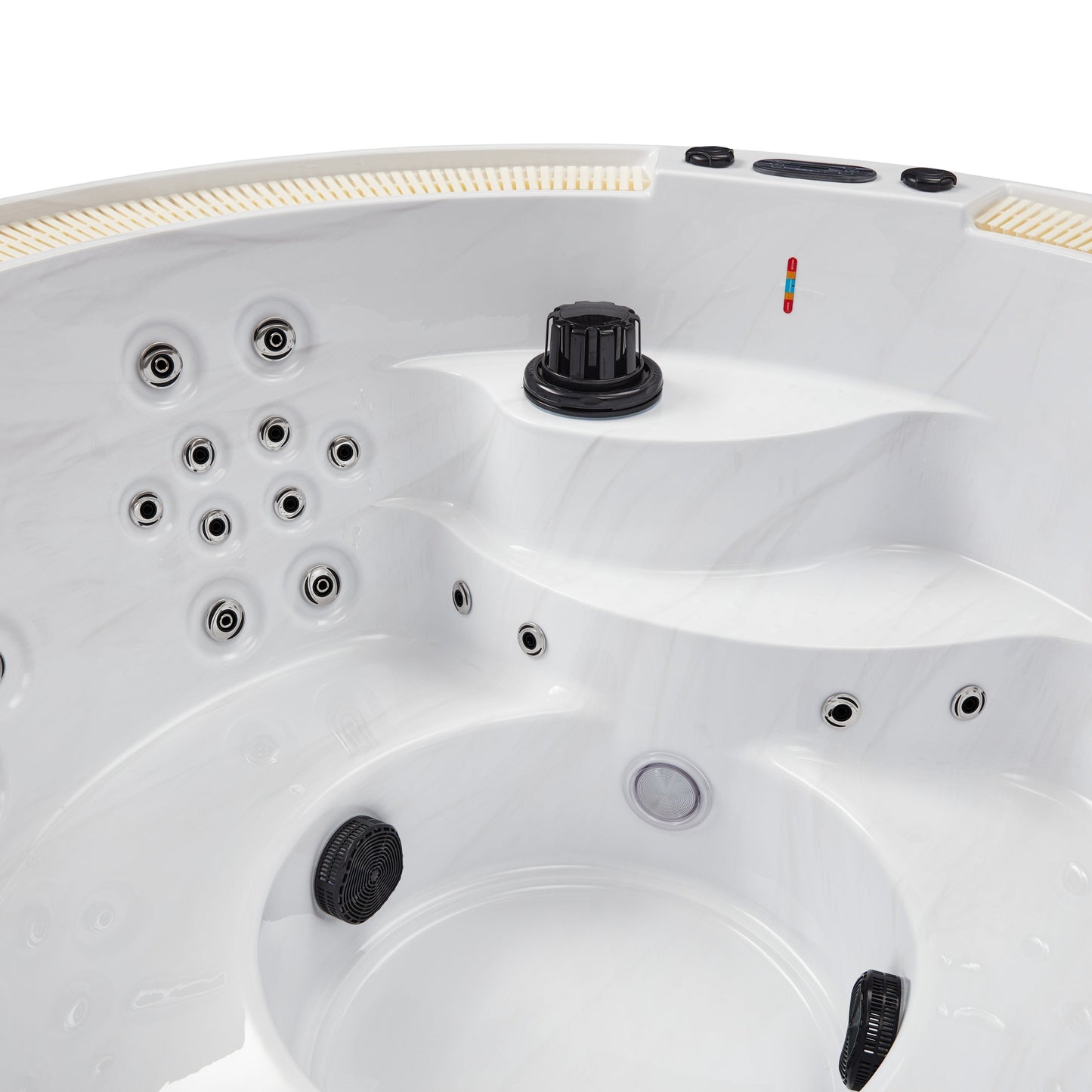 Luxury Spas Oscar Studio Series 6 Person Hot Tub (WS-007 CG) - Cloud Gray