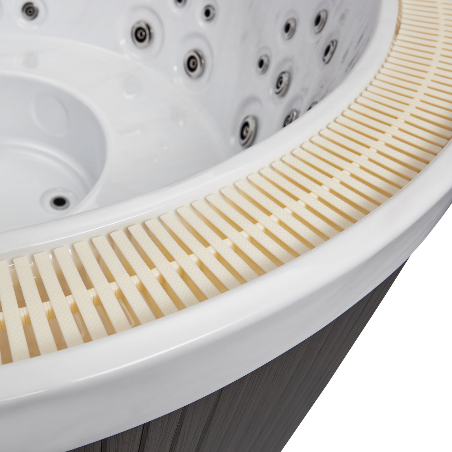 Luxury Spas Oscar Studio Series 6 Person Hot Tub (WS-007 CG) - Cloud Gray