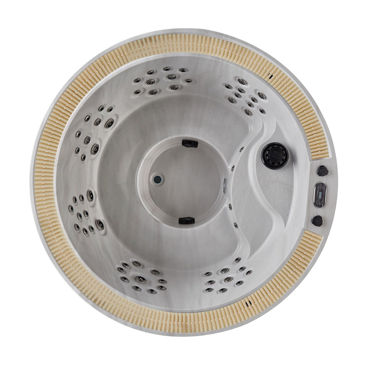 Luxury Spas Oscar Studio Series 6 Person Hot Tub (WS-007 CG) - Cloud Gray