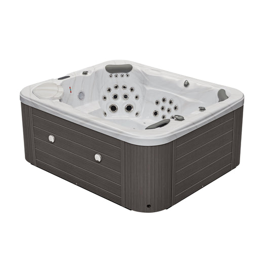 Luxury Spas Danika Elite Series 5-Person Hot Tub (WS-591 CG) - Cloud Gray