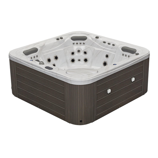 Luxury Spas Infinity 5-person Elite Series Hot Tub (WS-594-CGE) - Cloud Gray