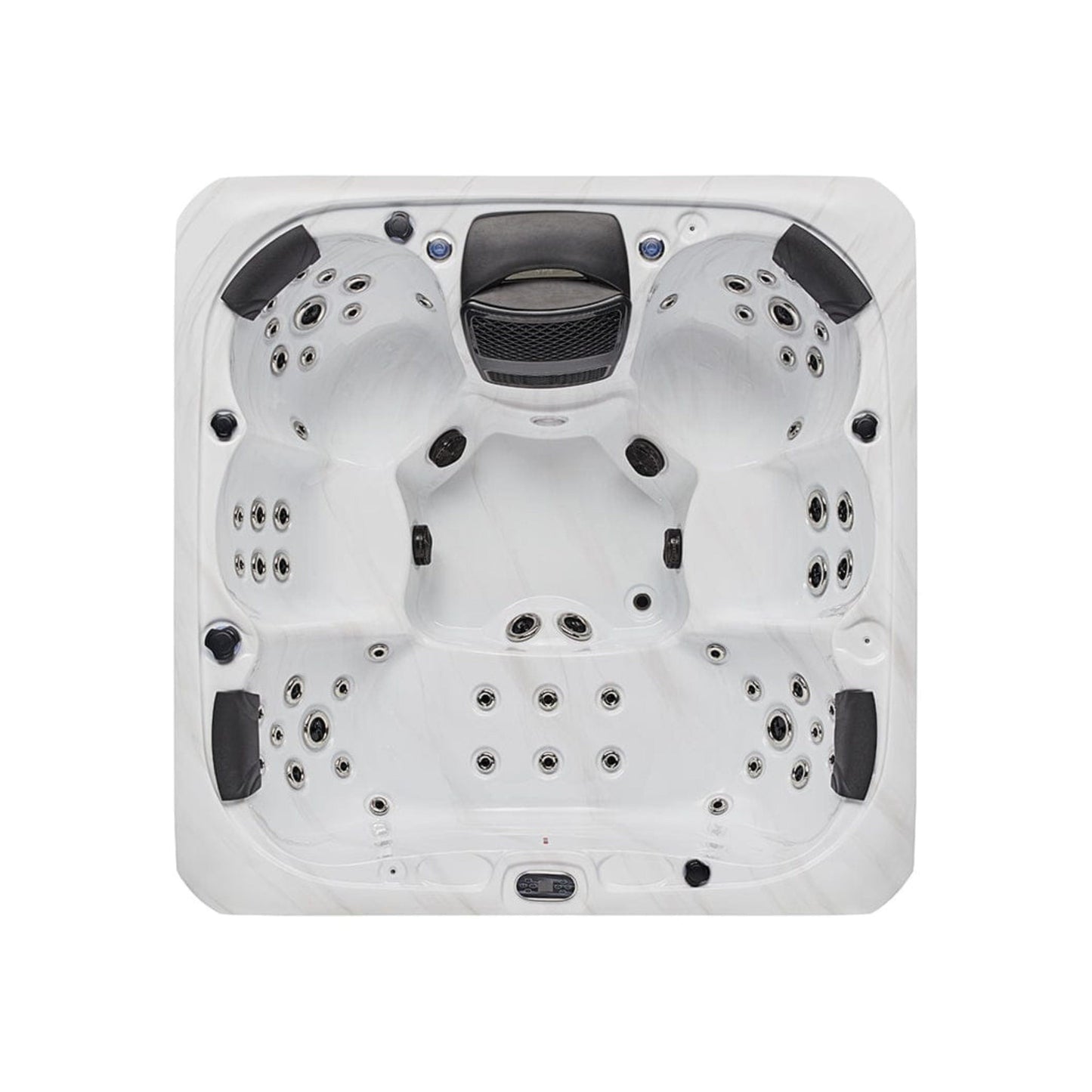 Luxury Spas Victoria 6-person Elite Series Hot Tub (WS-693 CG) - Cloud Gray