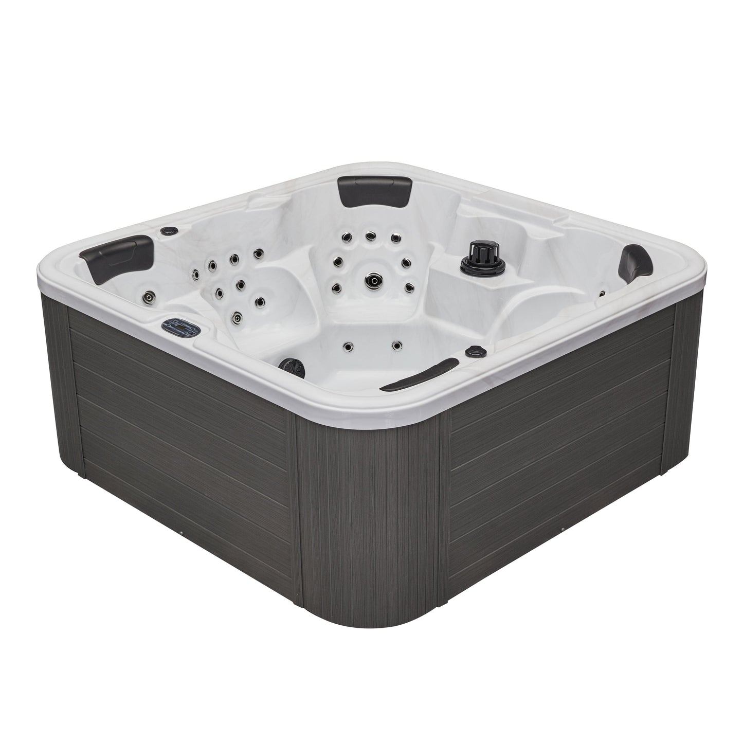 Luxury Spas Eclipse Studio Series 6 Person Hot Tub (WS-192-CG) - Pearl Gray