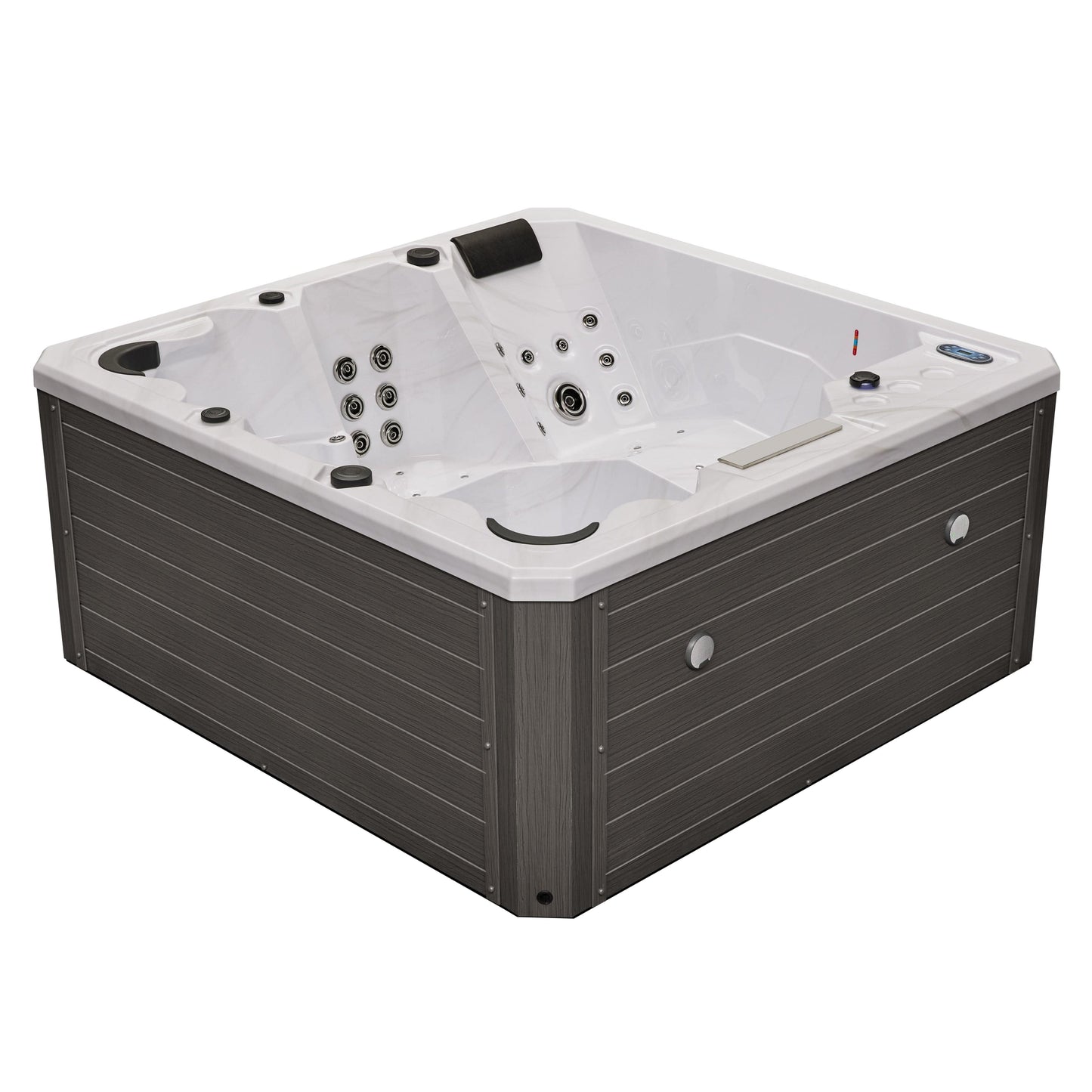 Luxury Spas Galley 5-person Elite Series Hot Tub (WS-008) - Cloud Gray