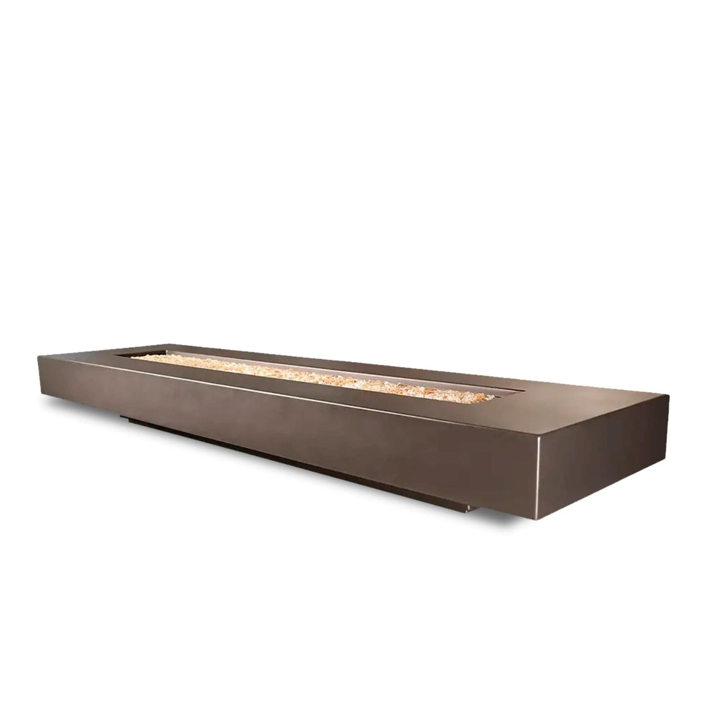 Archpot Midway Slim Rectangle Fire Table - 72X26X12