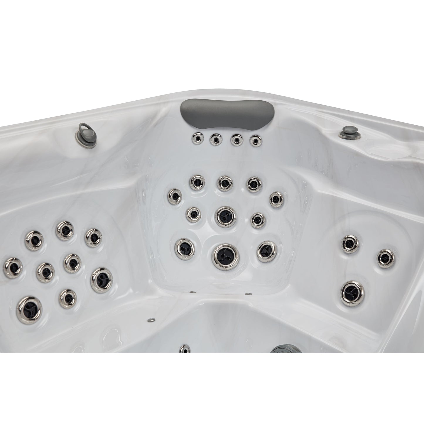 Luxury Spas Danika Elite Series 5-Person Hot Tub (WS-591 CG) - Cloud Gray
