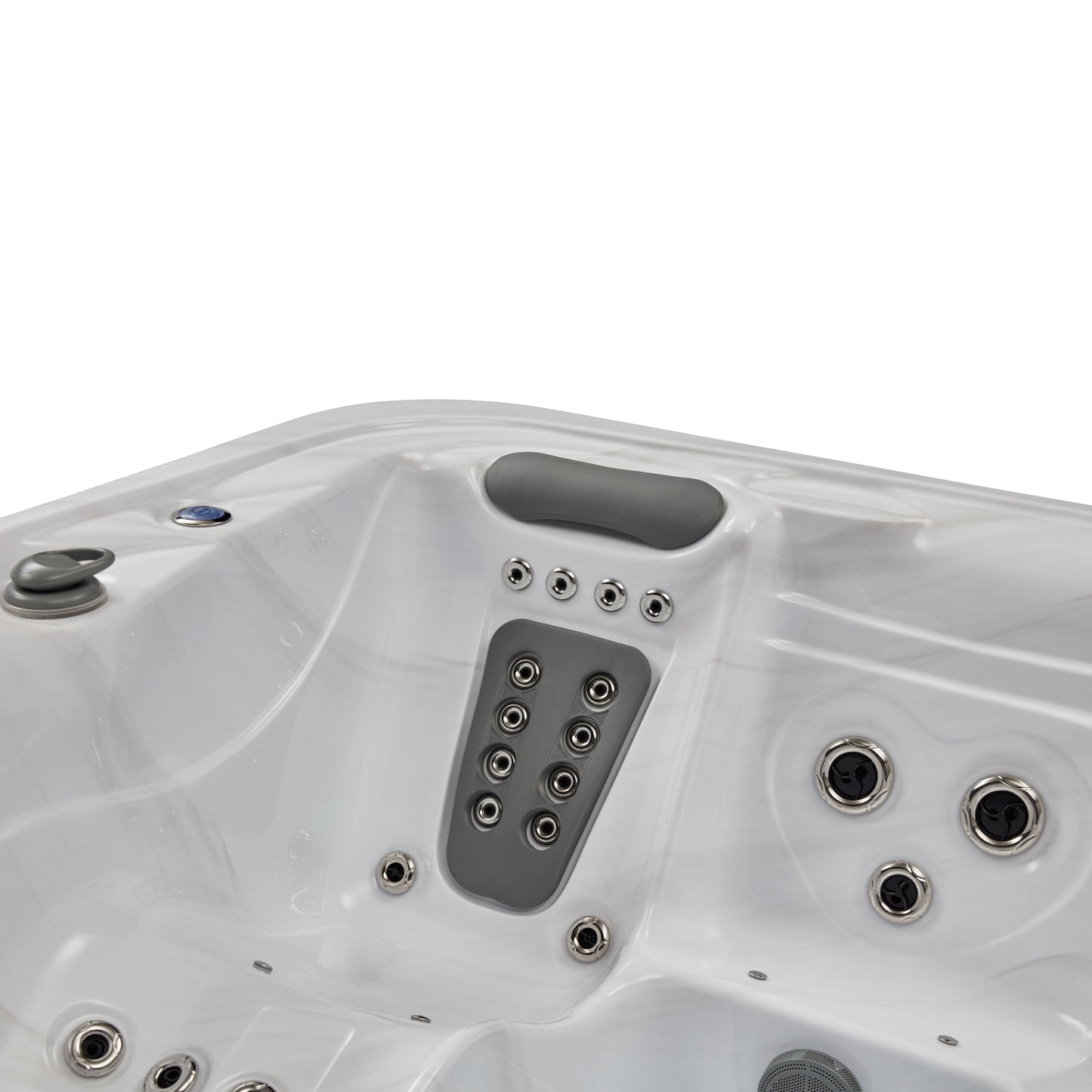 Luxury Spas Infinity 5-person Elite Series Hot Tub (WS-594-CGE) - Cloud Gray