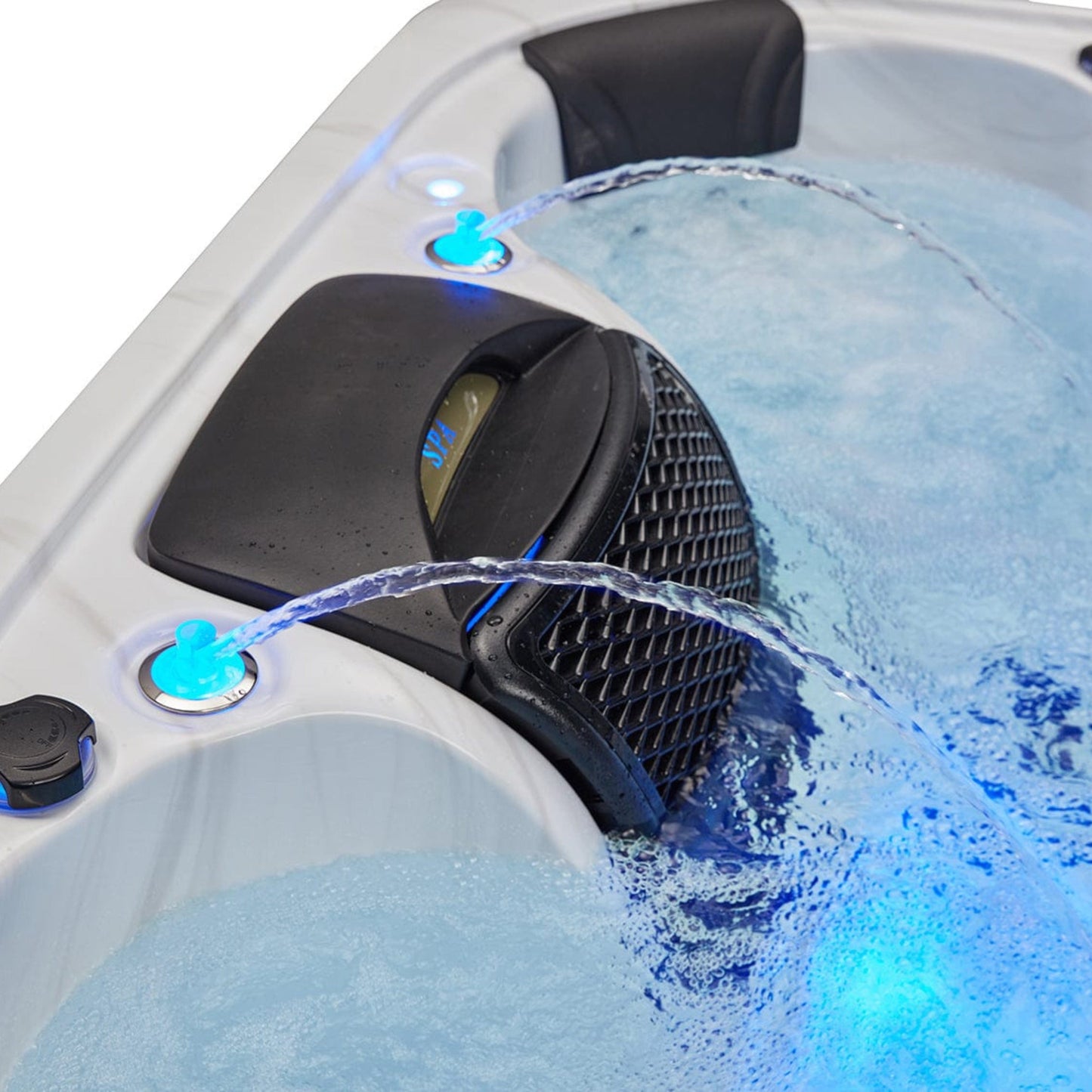 Luxury Spas Victoria 6-person Elite Series Hot Tub (WS-693 CG) - Cloud Gray