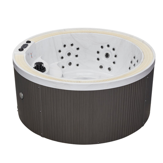 Luxury Spas Oscar Studio Series 6 Person Hot Tub (WS-007 CG) - Cloud Gray
