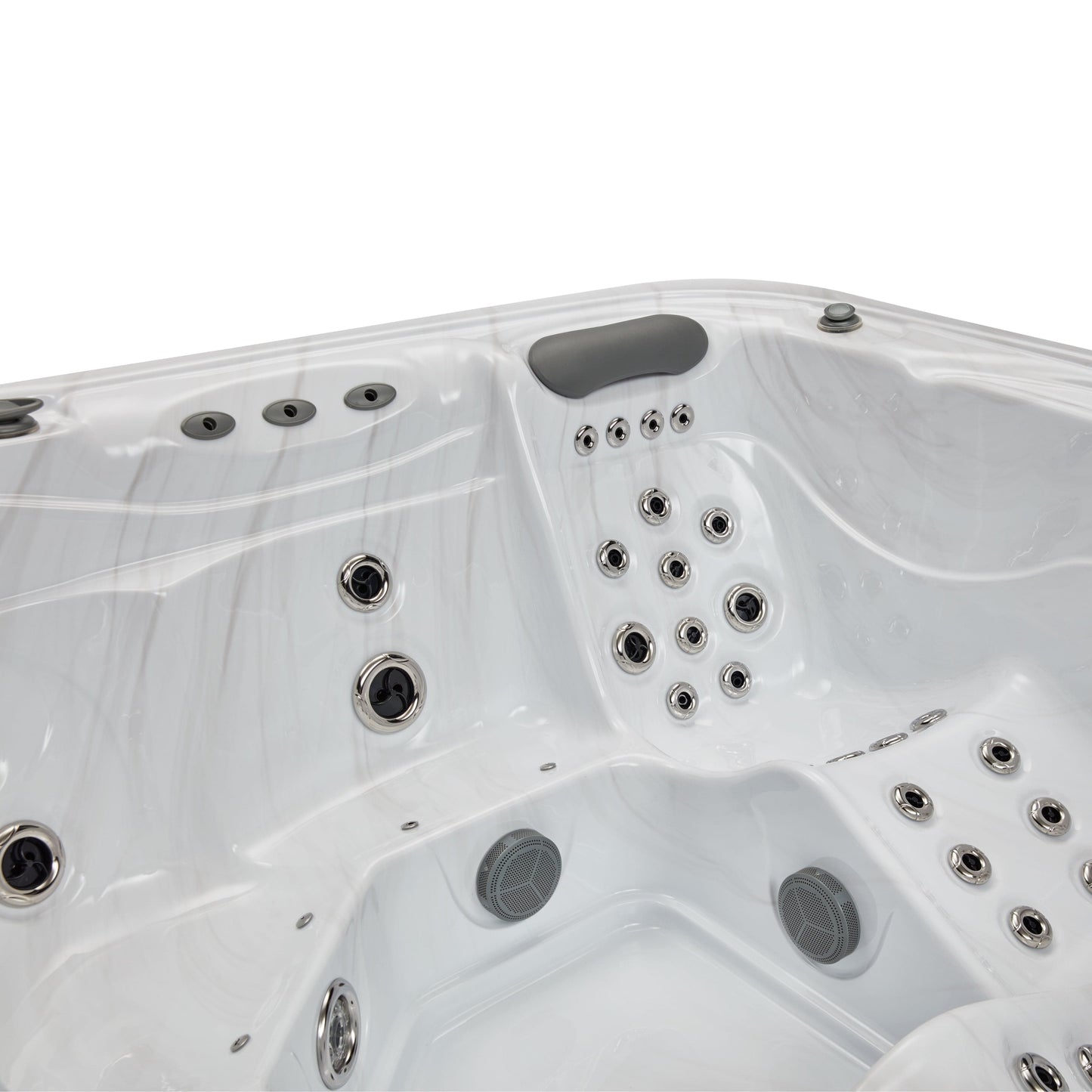 Luxury Spas Infinity 5-person Elite Series Hot Tub (WS-594-CGE) - Cloud Gray
