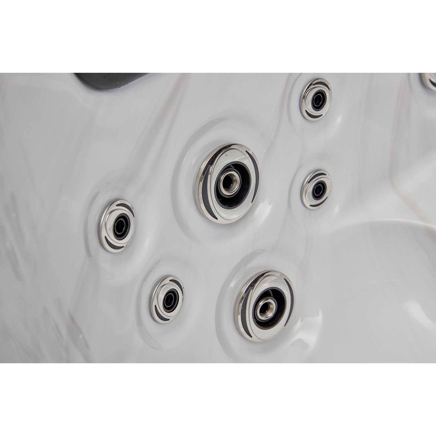 Luxury Spas Riley Studio Series 3-person Hot Tub (WS-291-CG) - Cloud Gray