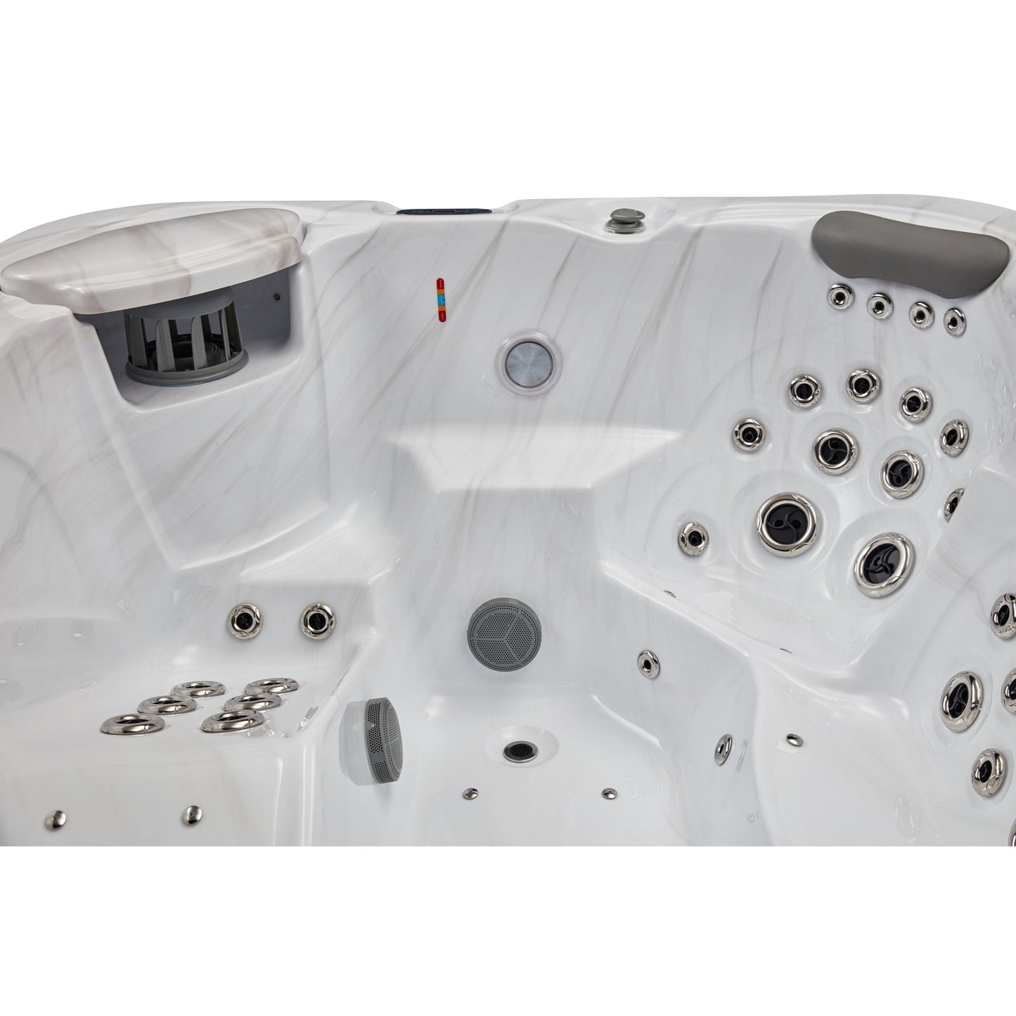 Luxury Spas Danika Elite Series 5-Person Hot Tub (WS-591 CG) - Cloud Gray