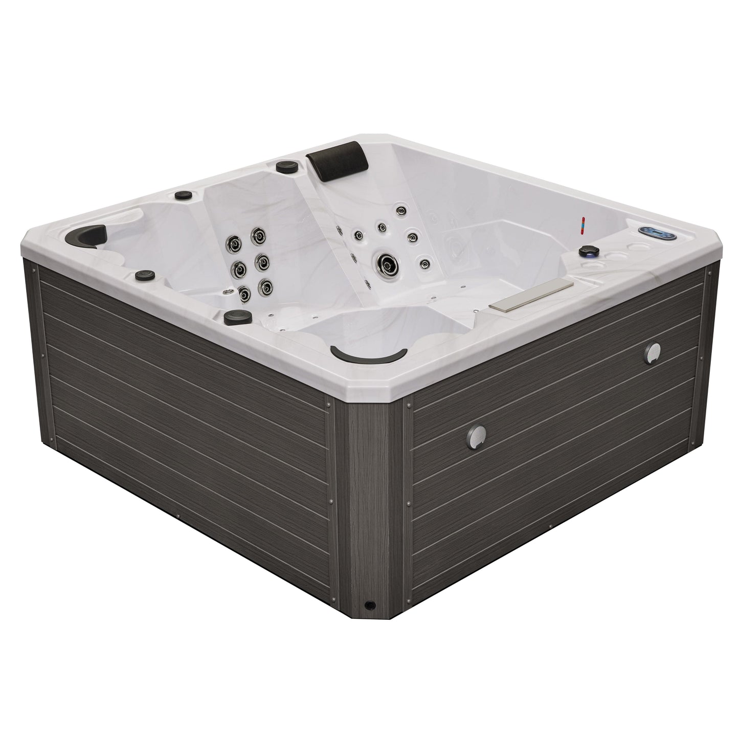 Luxury Spas Galley 5-person Elite Series Hot Tub (WS-008) - Cloud Gray