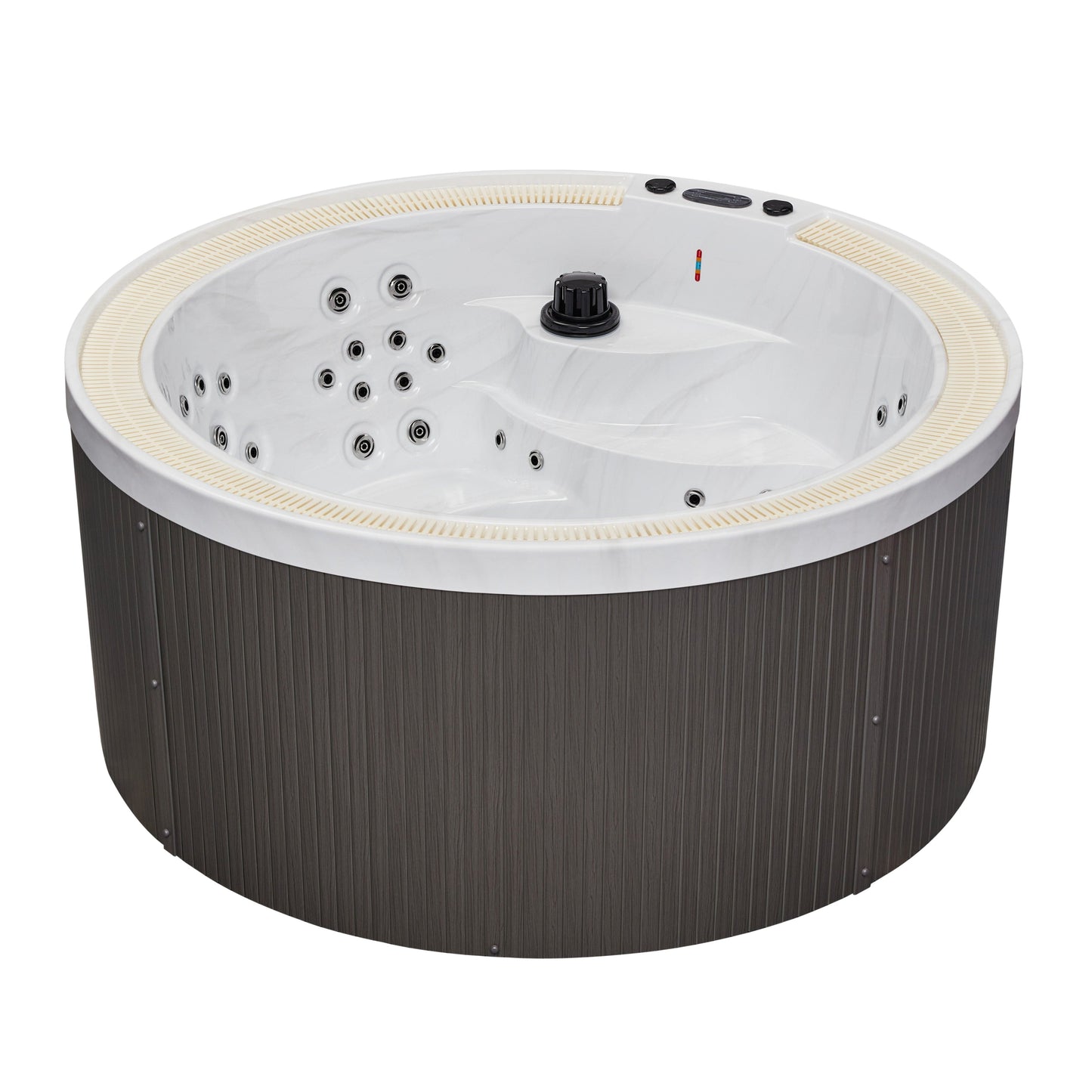 Luxury Spas Oscar Studio Series 6 Person Hot Tub (WS-007 CG) - Cloud Gray