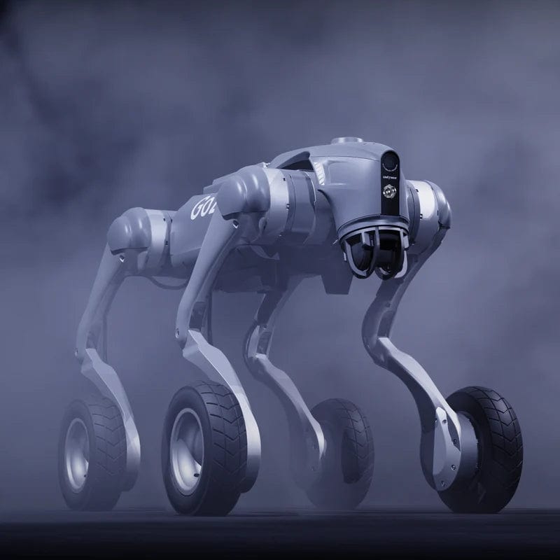 Unitree Go2-W - AI Quadruped Robot Dog with Wheels