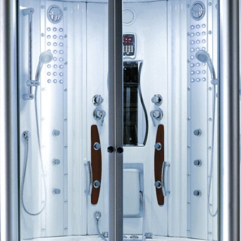 Mesa 608A 63" Combination Steam Shower With Jetted Tub