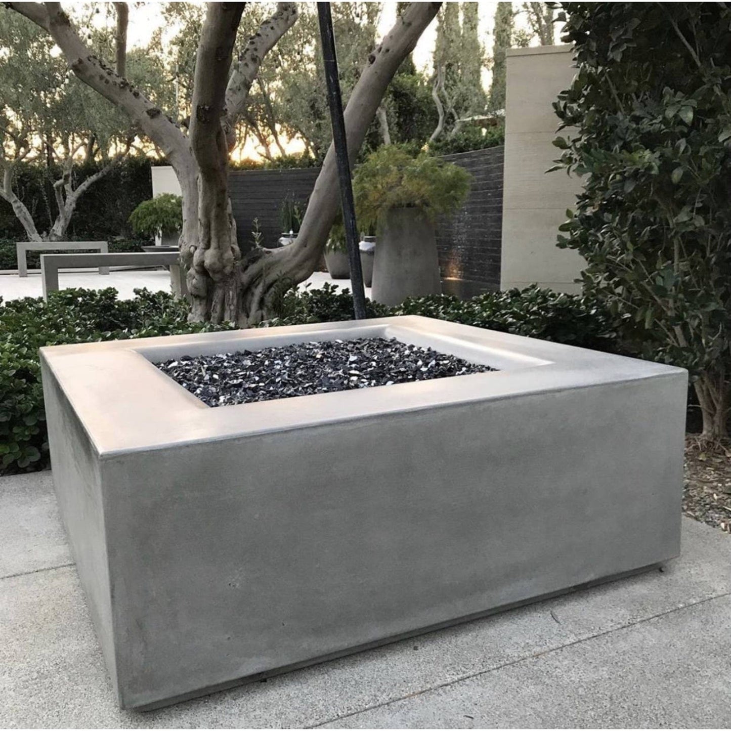 Archpot Aspen Square Fire Table