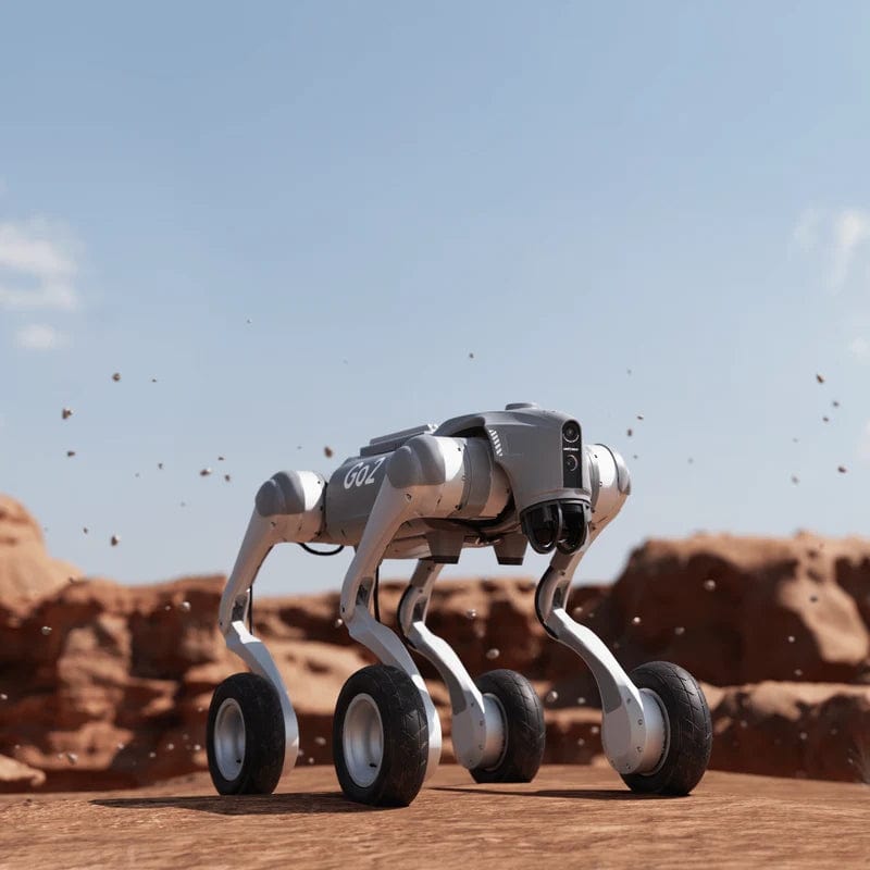 Unitree Go2-W - AI Quadruped Robot Dog with Wheels
