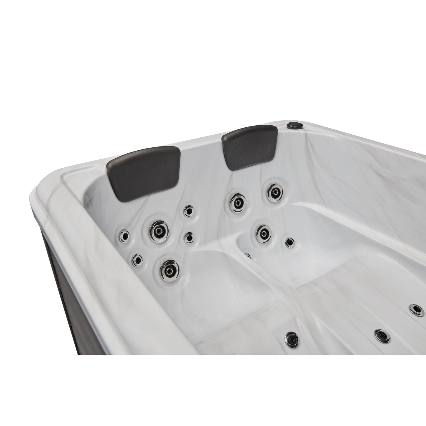 Luxury Spas Riley Studio Series 3-person Hot Tub (WS-291-CG) - Cloud Gray