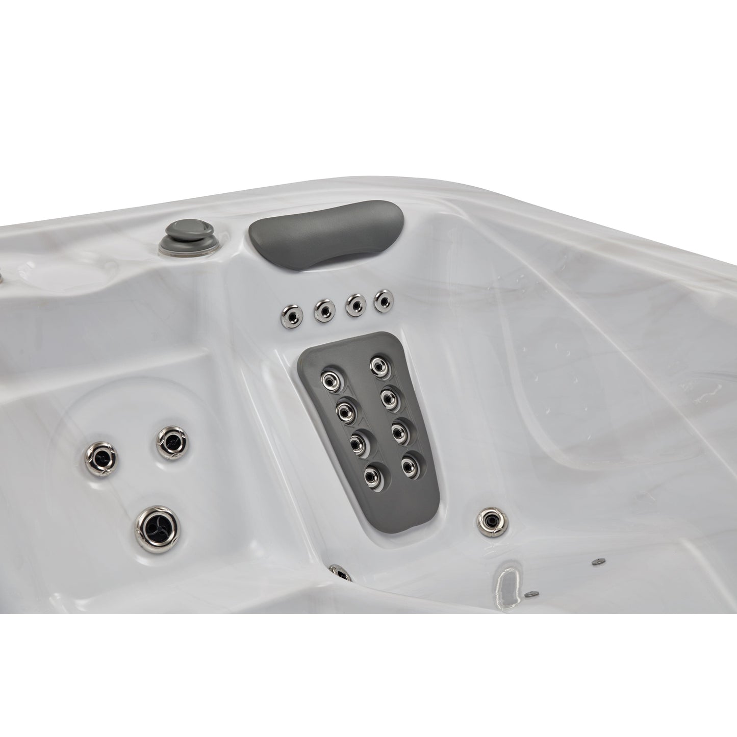 Luxury Spas Danika Elite Series 5-Person Hot Tub (WS-591 CG) - Cloud Gray