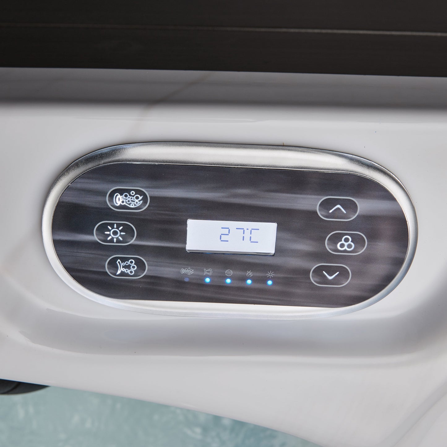 Luxury Spas Cashmere 2-person Studio Series Hot Tub (WS-790-CG) - Cloud Gray