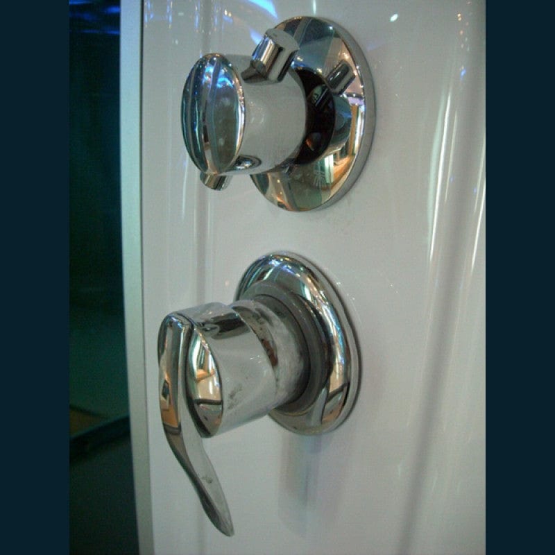 Mesa 702A 61" Combination Corner Steam Shower With Jetted Tub