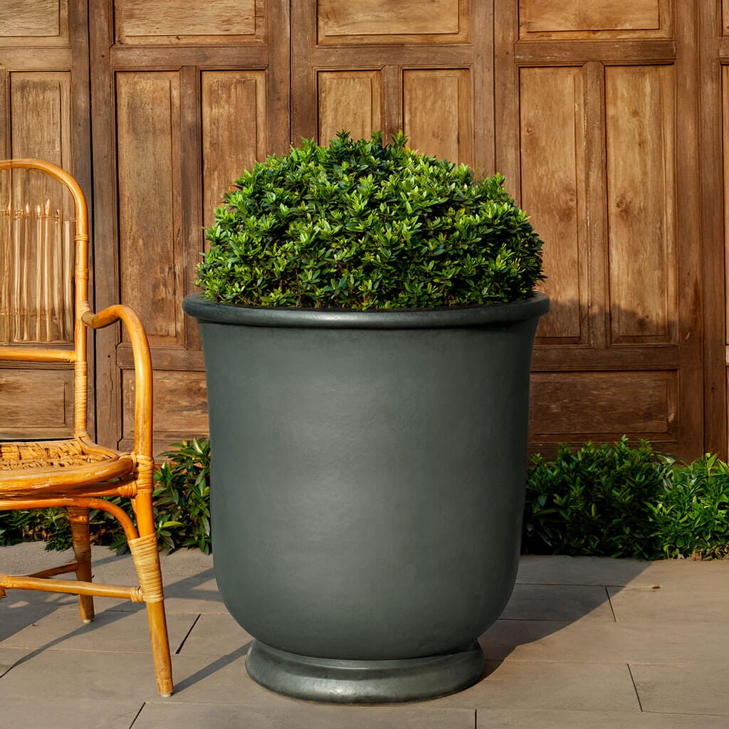 Campania International St. Germain Planter - Graphite - 7045-3500