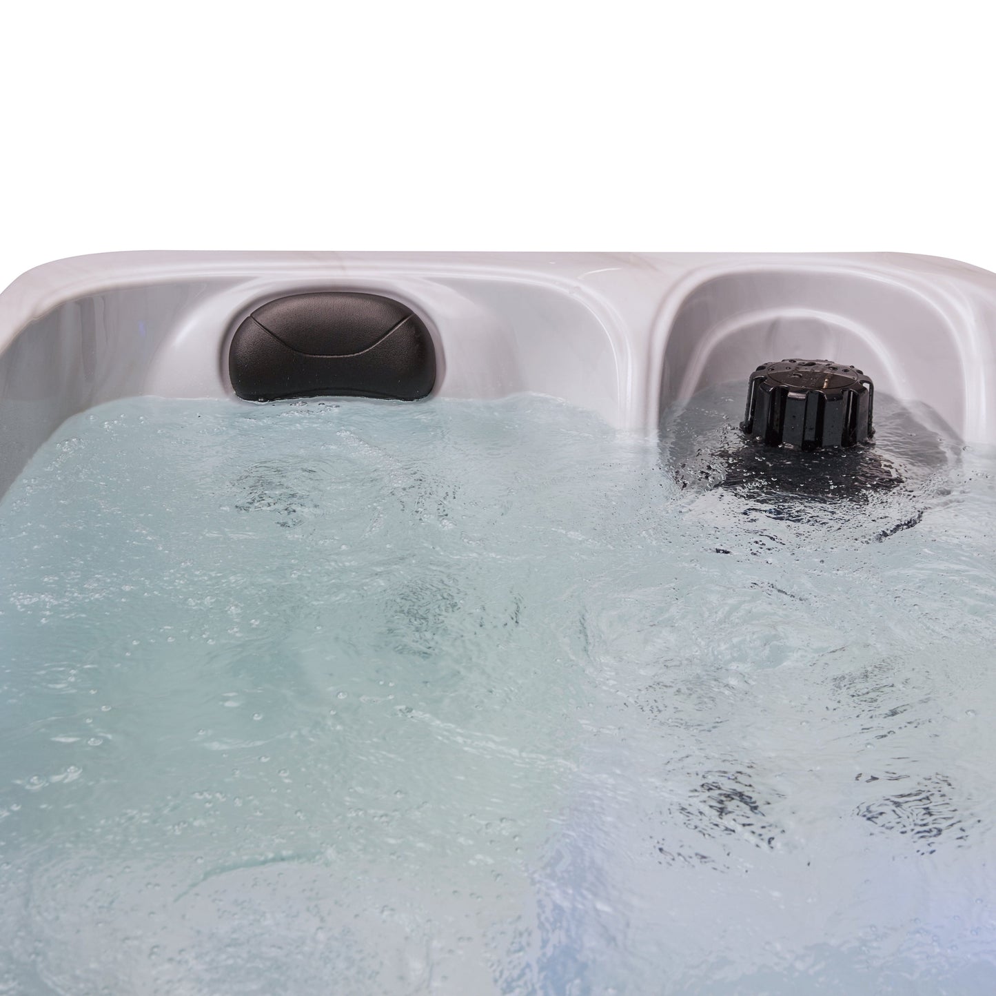 Luxury Spas Cashmere 2-person Studio Series Hot Tub (WS-790-CG) - Cloud Gray