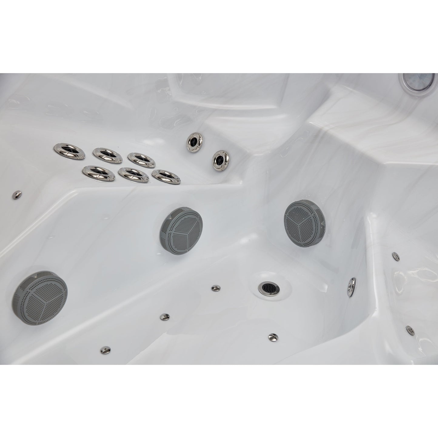 Luxury Spas Danika Elite Series 5-Person Hot Tub (WS-591 CG) - Cloud Gray